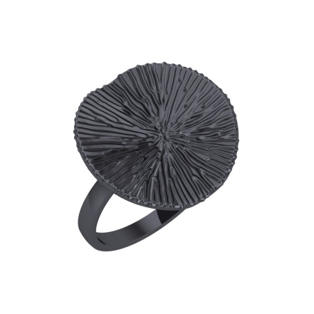 Кольцо из Серебра 925 Приволжский ювелир арт. 294866, чёрный оксид.