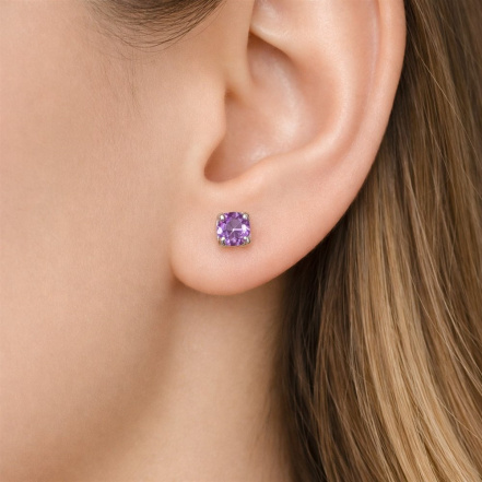 Серьги из Серебра 925 Приволжский ювелир арт. 301012-AM56, Родирование.