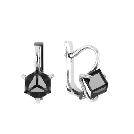 Серьги из Серебра 925 Приволжский ювелир арт. 301307-GH73, Родирование.