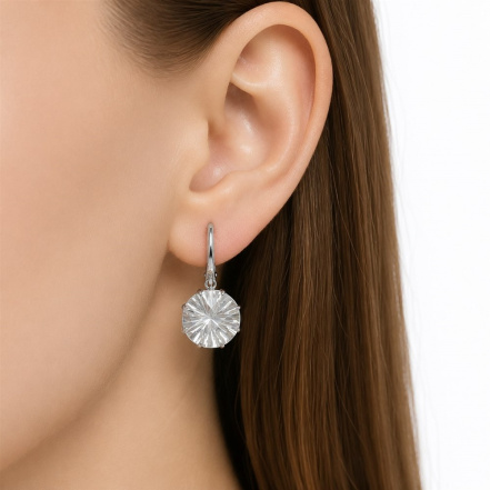 Серьги из Серебра 925 Приволжский ювелир арт. 301364-PZ, Родирование.