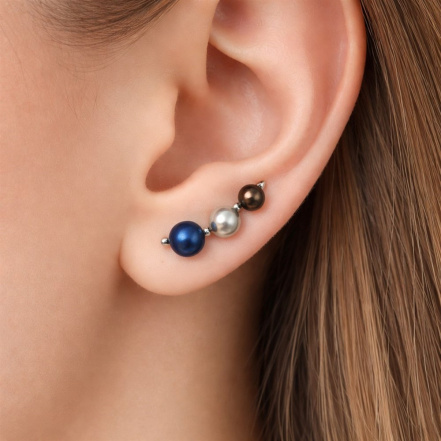 Серьги из Серебра 925 Приволжский ювелир арт. 301486-ZM54ZM73, Родирование.