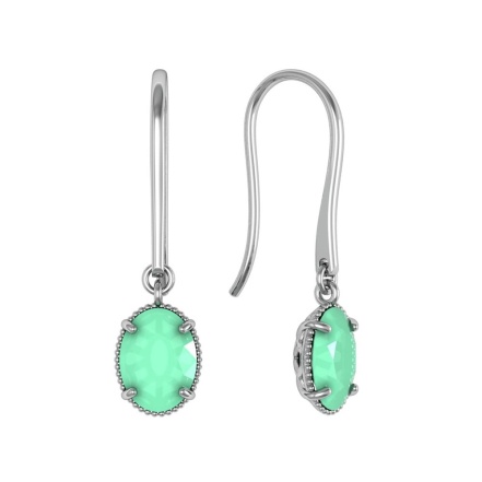 Серьги из Серебра 925 Приволжский ювелир арт. 301531-FA35, Родирование.