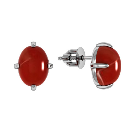 Серьги из Серебра 925 Приволжский ювелир арт. 301715-SR, Родирование.