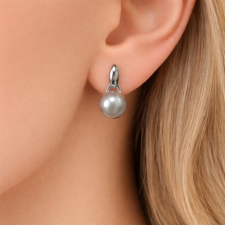 Серьги из Серебра 925 Приволжский ювелир арт. 301764-ZM54, Родирование.