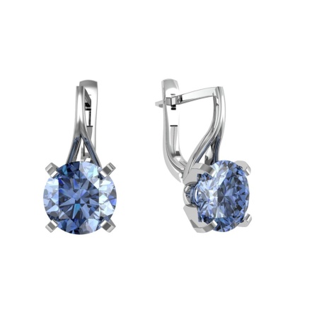Серьги из Серебра 925 Приволжский ювелир арт. 301788-GH55, Родирование.