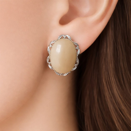 Серьги из Серебра 925 Приволжский ювелир арт. 301807-PM06, Родирование.