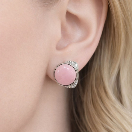 Серьги из Серебра 925 Приволжский ювелир арт. 301834-FA11KR46, Родирование.