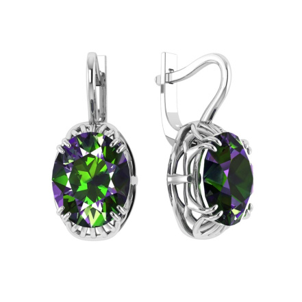 Серьги из Серебра 925 Приволжский ювелир арт. 301859-GH36, Родирование.