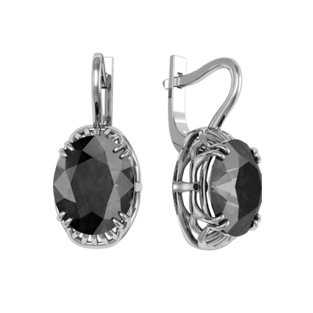 Серьги из Серебра 925 Приволжский ювелир арт. 301859-GH73, Родирование.