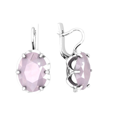 Серьги из Серебра 925 Приволжский ювелир арт. 301872-FA96, Родирование.