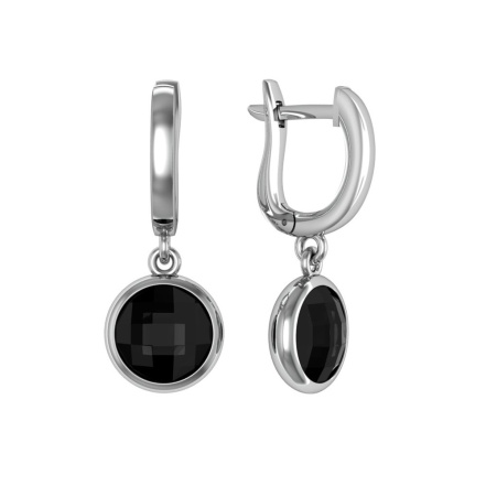 Серьги из Серебра 925 Приволжский ювелир арт. 301980-FA73, Родирование.