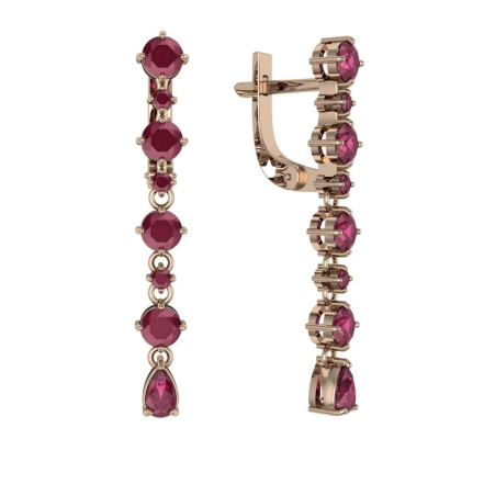 Серьги из Серебра 925 Приволжский ювелир арт. 302333-FA49, Золочение в два слоя.