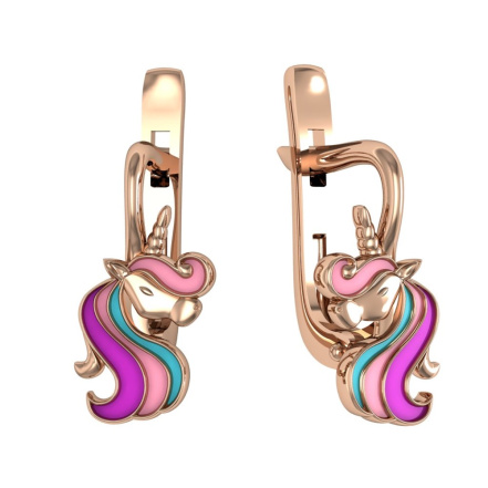 Серьги из Серебра 925 Приволжский ювелир арт. 302454, .