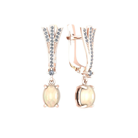 Серьги из Серебра 925 Приволжский ювелир арт. 302727-FA11OP46, Золочение в два слоя.