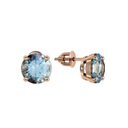 Серьги из Серебра 925 Приволжский ювелир арт. 302861-GH55, Золочение в два слоя.