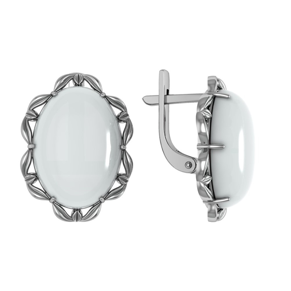 Серьги из Серебра 925 Приволжский ювелир арт. 303807-LN, Оксид.