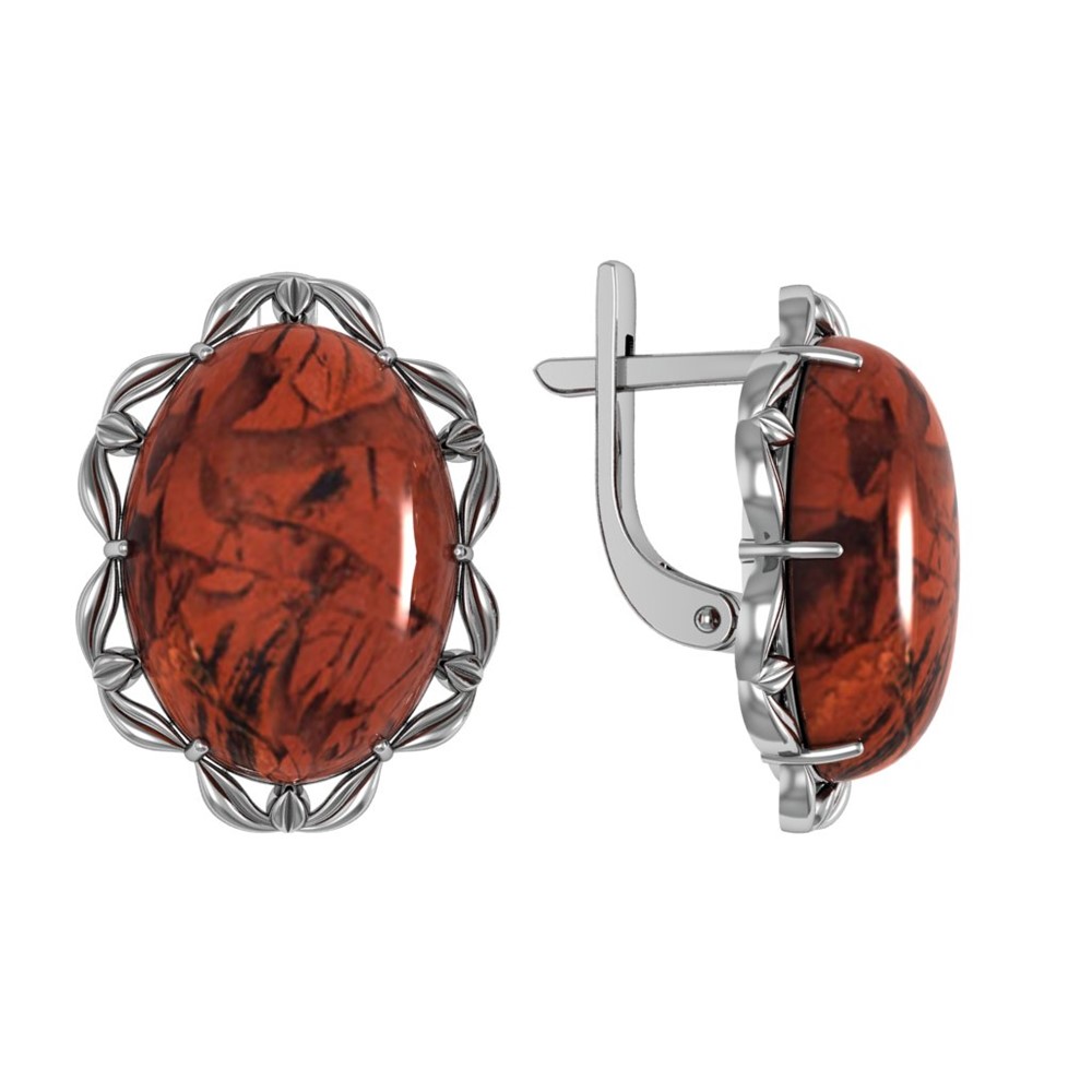 Серьги из Серебра 925 Приволжский ювелир арт. 303807-YS, Оксид.