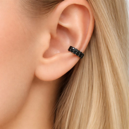 Серьга из Серебра 925 Приволжский ювелир арт. 304282-FA73, чёрный оксид.