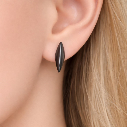 Серьги из Серебра 925 Приволжский ювелир арт. 304367, чёрный оксид.