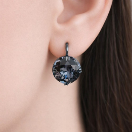 Серьги из Серебра 925 Приволжский ювелир арт. 304826-GH73, чёрный оксид.