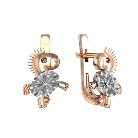 Серьги из Серебра 925 Приволжский ювелир арт. 306450-FA11, .