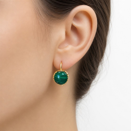 Серьги из Серебра 925 Приволжский ювелир арт. 308570-ML, лимонное золочение.
