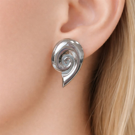 Серьги из Серебра 925 Приволжский ювелир арт. 311016, Родирование.