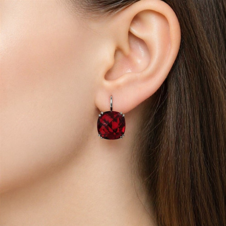 Серьги из Серебра 925 Приволжский ювелир арт. 311066-FA49, Родирование.