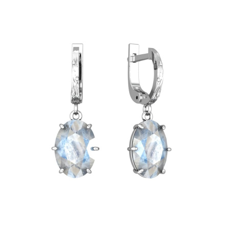 Серьги из Серебра 925 Приволжский ювелир арт. 311068-FA97, Родирование.