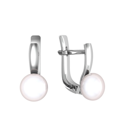 Серьги из Серебра 925 Приволжский ювелир арт. 311098-ZM07, Родирование.