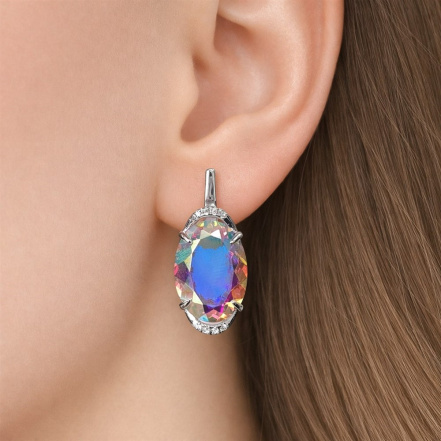 Серьги из Серебра 925 Приволжский ювелир арт. 311109-FA11GH99, Родирование.