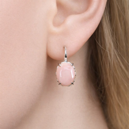 Серьги из Серебра 925 Приволжский ювелир арт. 311141-KR46, Родирование.