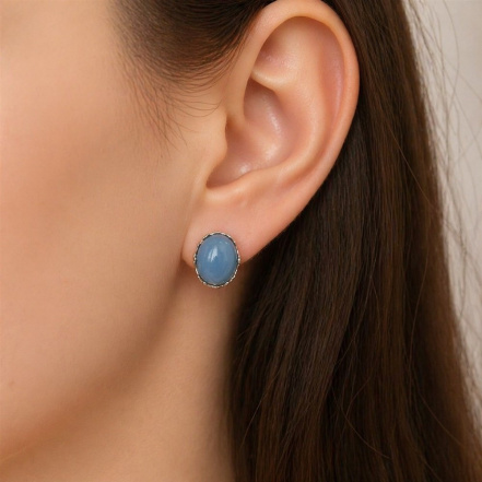 Серьги из Серебра 925 Приволжский ювелир арт. 311143-AN, Родирование.