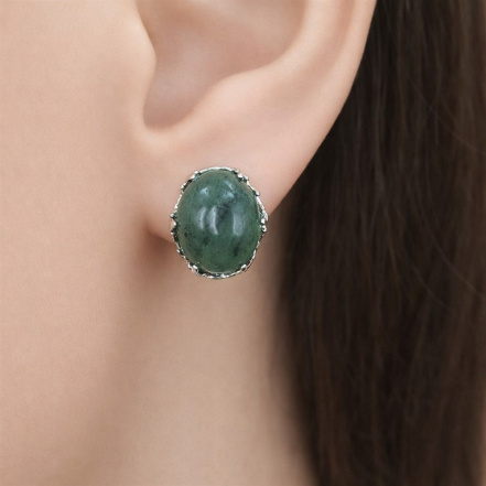 Серьги из Серебра 925 Приволжский ювелир арт. 311143-HP, Родирование.