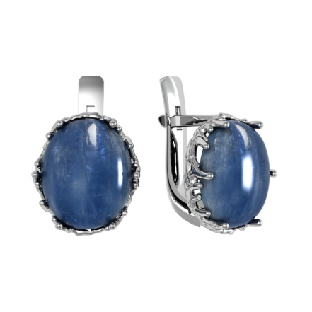 Серьги из Серебра 925 Приволжский ювелир арт. 311143-KN, Родирование.