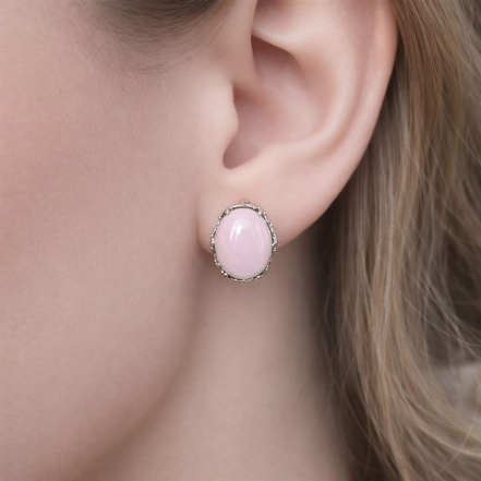 Серьги из Серебра 925 Приволжский ювелир арт. 311143-KR46, Родирование.