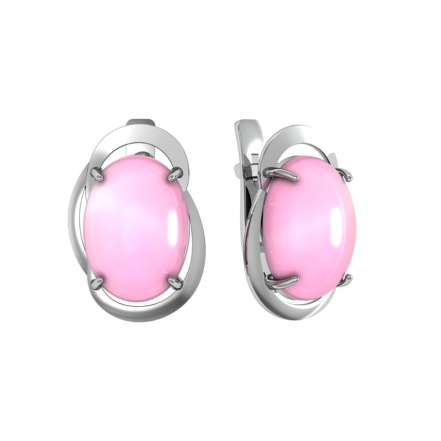 Серьги из Серебра 925 Приволжский ювелир арт. 311145-KR46, Родирование.