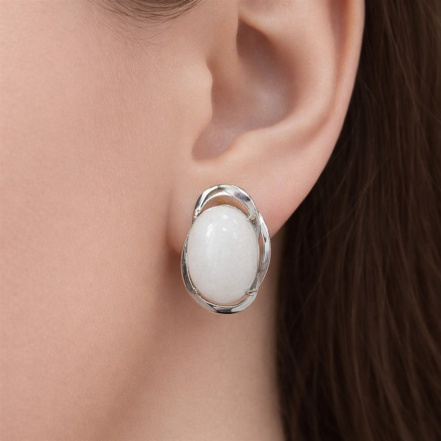 Серьги из Серебра 925 Приволжский ювелир арт. 311145-NF07, Родирование.