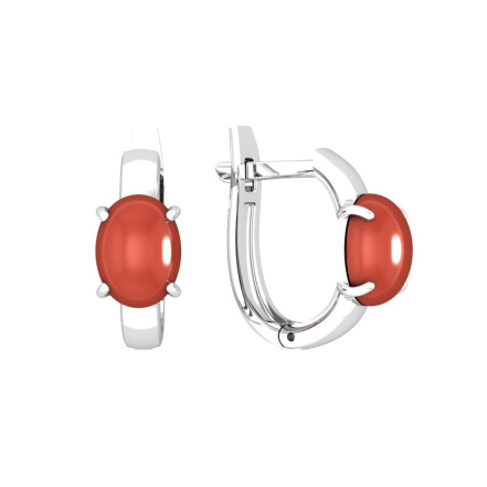 Серьги из Серебра 925 Приволжский ювелир арт. 311161-KR42, Родирование.