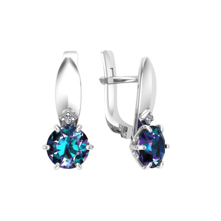 Серьги из Серебра 925 Приволжский ювелир арт. 311230-FA11GH67, Родирование.