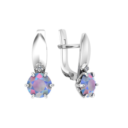 Серьги из Серебра 925 Приволжский ювелир арт. 311230-FA11GH99, Родирование.