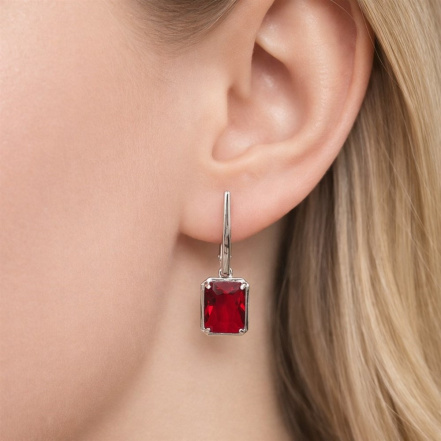 Серьги из Серебра 925 Приволжский ювелир арт. 311245-FA49, Родирование.