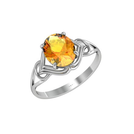 Серьги из Серебра 925 Приволжский ювелир арт. 311251-GH42, Родирование.