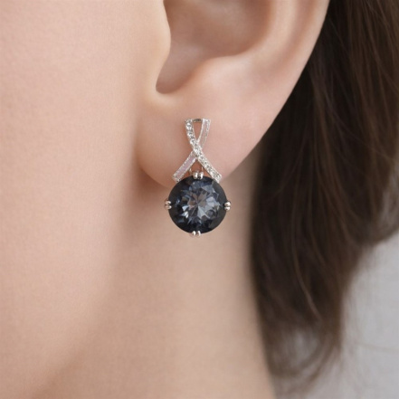 Серьги из Серебра 925 Приволжский ювелир арт. 311269-FA11GH73, Родирование.