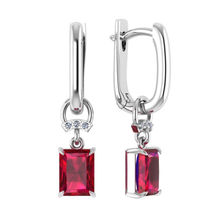 Серьги из Серебра 925 Приволжский ювелир арт. 311270-FA11FA26, Родирование.