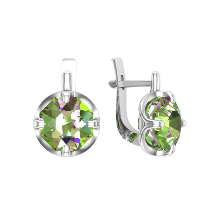 Серьги из Серебра 925 Приволжский ювелир арт. 311274-GH5, Родирование.