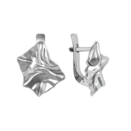 Серьги из Серебра 925 Приволжский ювелир арт. 311285, Родирование.