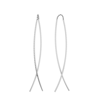 Серьги из Серебра 925 Приволжский ювелир арт. 311289, Родирование.