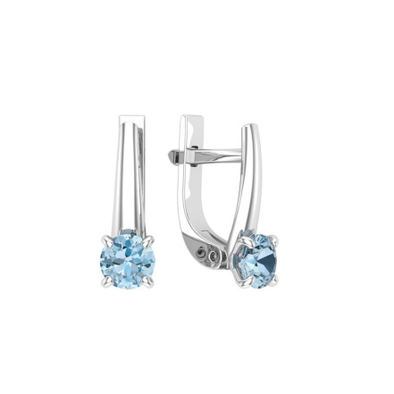 Серьги из Серебра 925 Приволжский ювелир арт. 311306-FA01, Родирование.