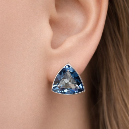 Серьги из Серебра 925 Приволжский ювелир арт. 311340-GH55, Родирование.